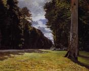 克劳德莫奈 - Le Pave de Chailly in the Fontainbleau Forest